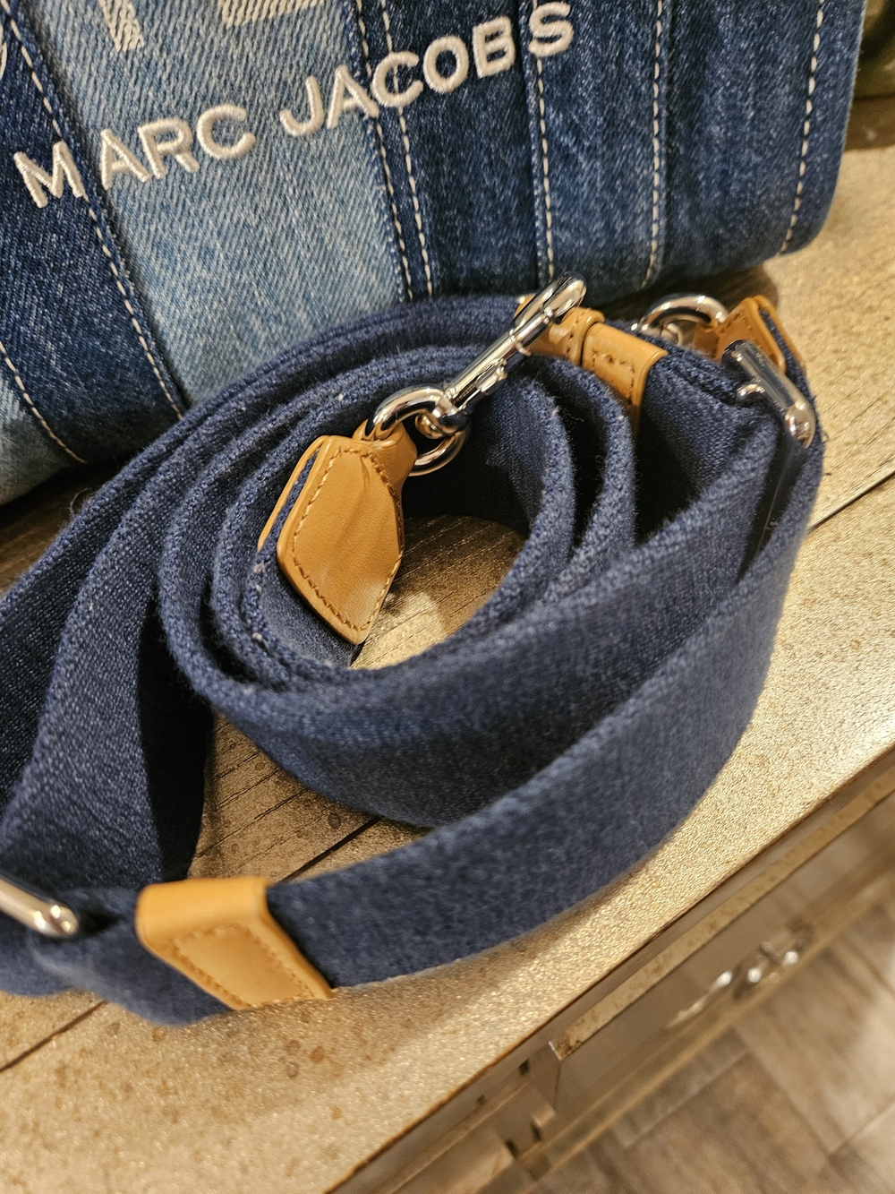 Marc Jacobs Small Denim Tote Bag - Picture 7 of 15